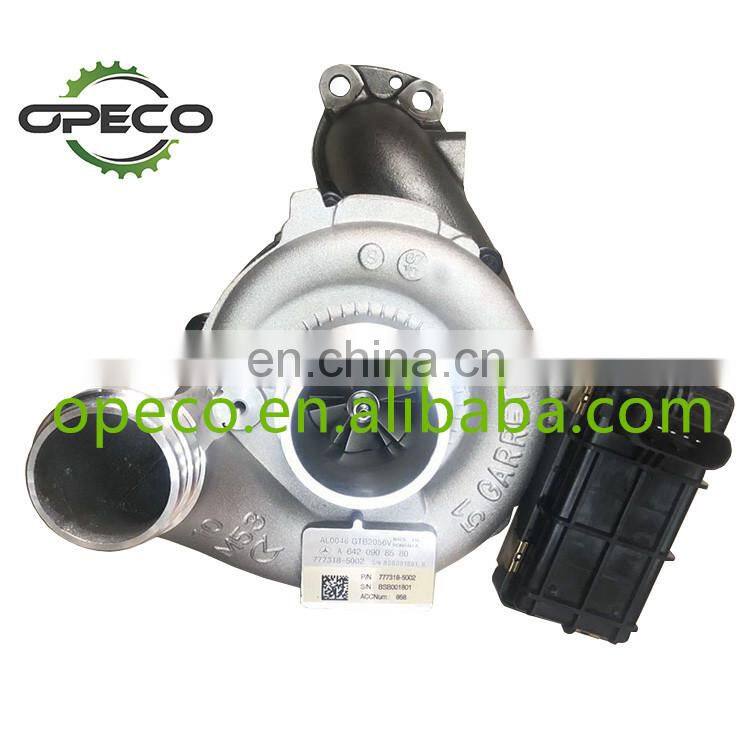 OM642DE30LA turbocharger A6420908980 A6420908590 A6420908580 A6420901680 6420901680 68004663AA A642 090 8580 68004663AA