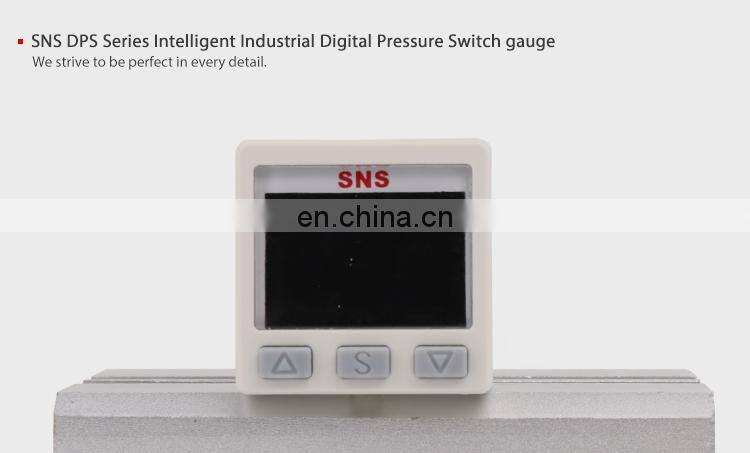 SNS DPS Series Intelligent Industrial Digital Pressure Switch gauge