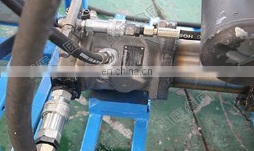 Portable Rock Drilling rig Machine with screw-type air compressor for sale