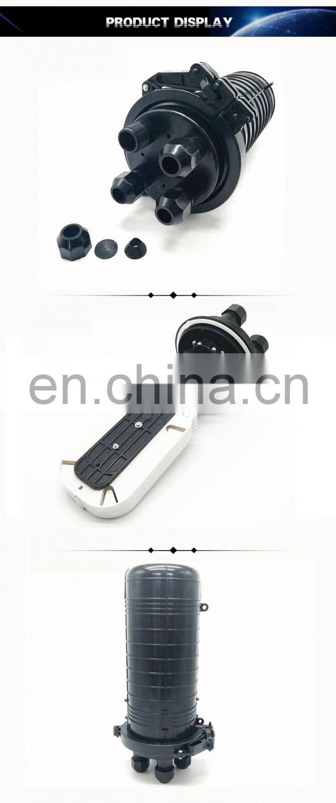 ftth Dome Type Mechanical 24 48 96 Core Network Equipment Enclosure Fiber Optic Splice Closure
