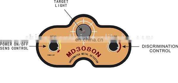 CE approved waterproof metal detector for underwater detecting