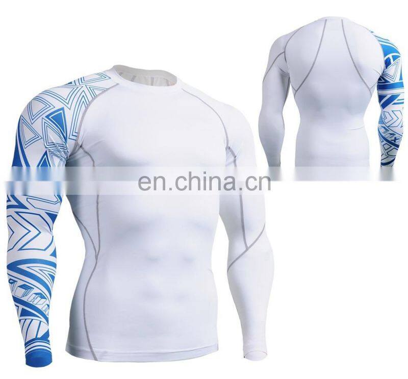 Long Sleeve Top Shirts Skin Tee Compression Base Layer Space Racer Sublimation Printed Base Layers T-shirt Top
