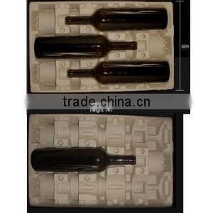 OEM Orders Eco-friendly molded paper pulp tray for beverage