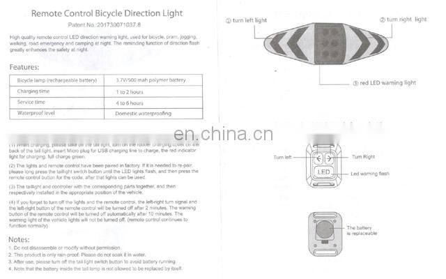Cycle Indicator Light Turn Signal