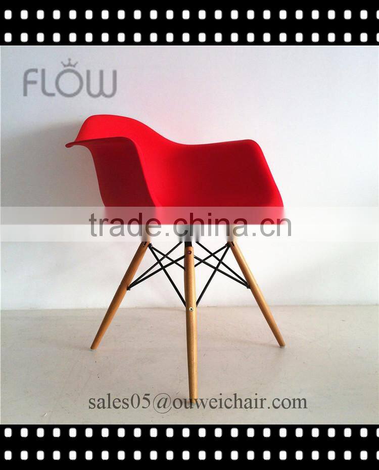 high quality classic colored dining plastic chair