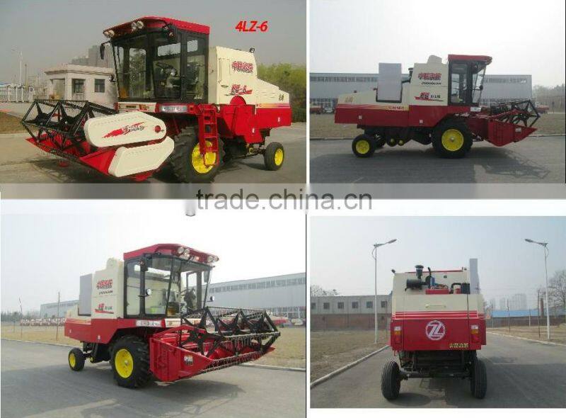 4LZ-6 high efficiency rice wheat harvester