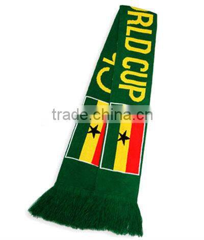 Selling world cup football match scarf sports team scarf popular fashion scarf