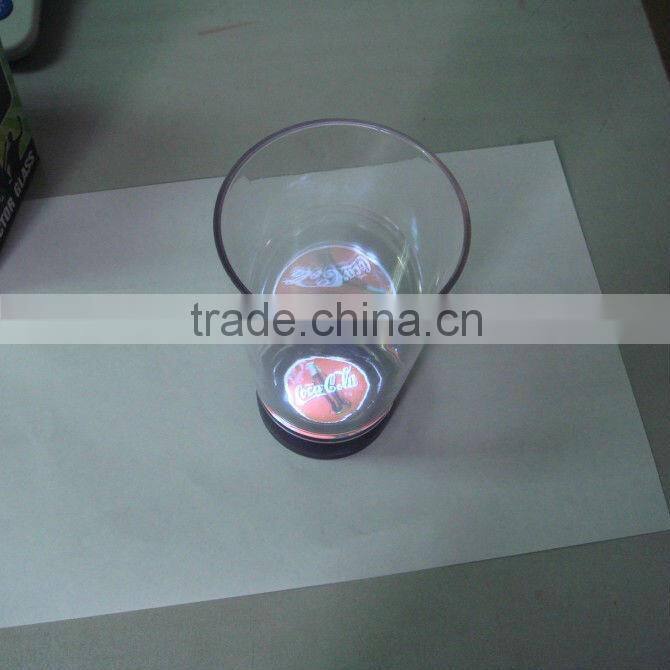 halloween selling advertising led plastic cup, led flashing cup.