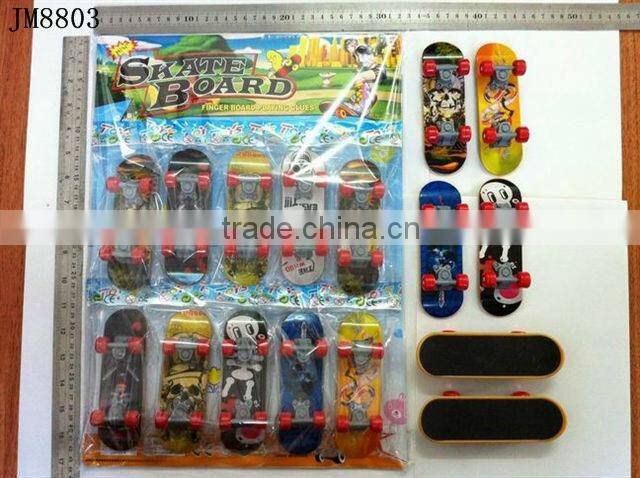 Scrub finger skateboard wheels