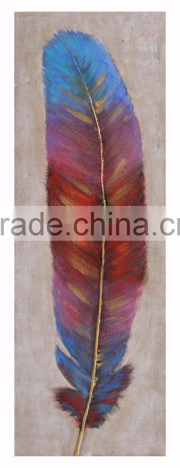 Feather Oil Painting