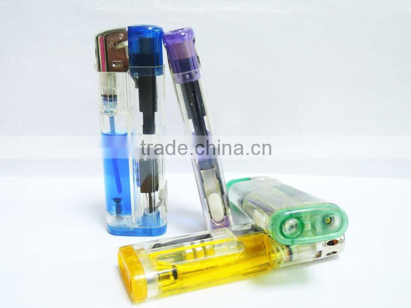 cheap electron cigarette lighter butane gas refill flame lighter with bottom torch