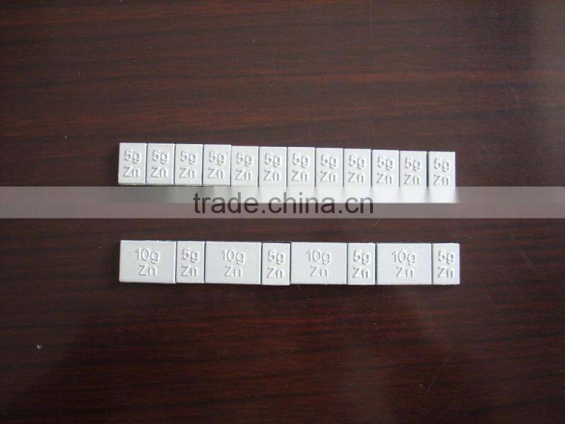 Clip-on Zinc Adhesive Wheel Balance Weight 4*(5+10g)
