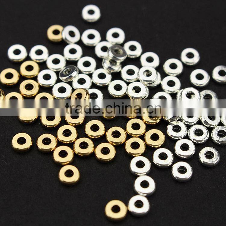 JS1230 Wholesale 4mm gold bicone spacer beads