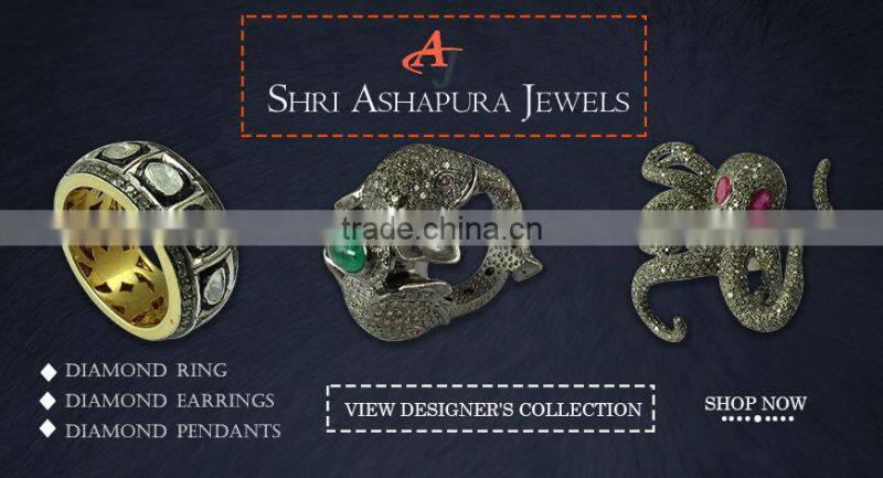 Stylish Stud !! Blue Sapphire & Diamond 925 Sterling Silver Earring, Silver Jewelry, 925 Sterling Silver Jewelry