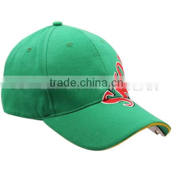 embroidery logo hot sale cap with bottle opener