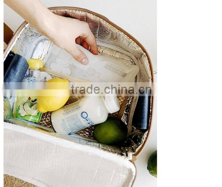 Factory Promotion colored polyester picnic cooler bag