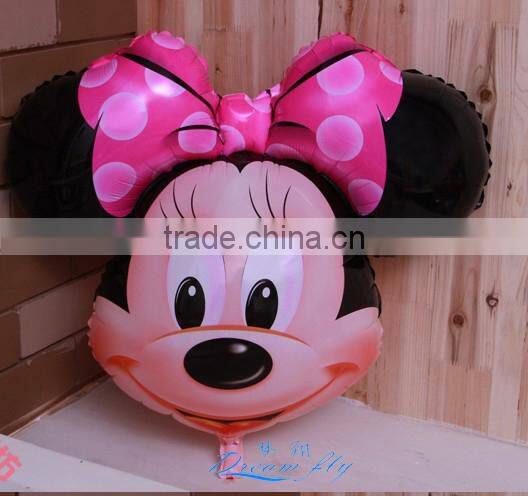 Mickey head helium balloon