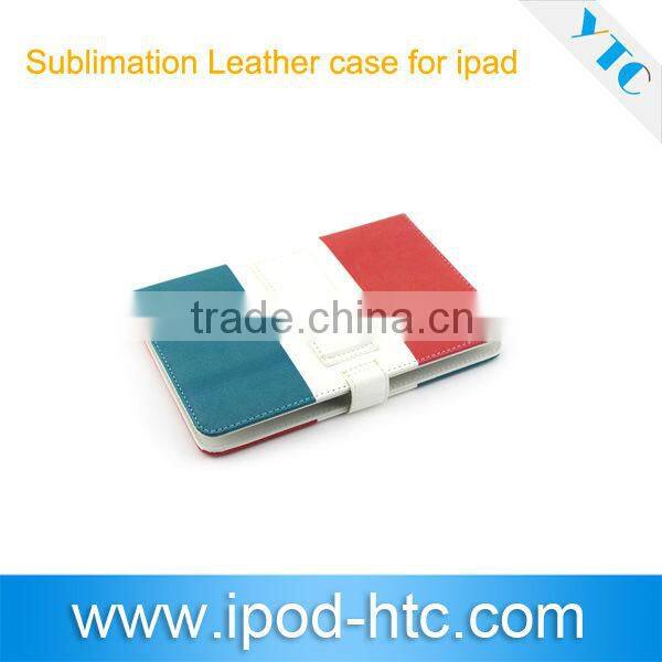 Sublimation PU Leather case for Tablet pc, sublimation Wallet case