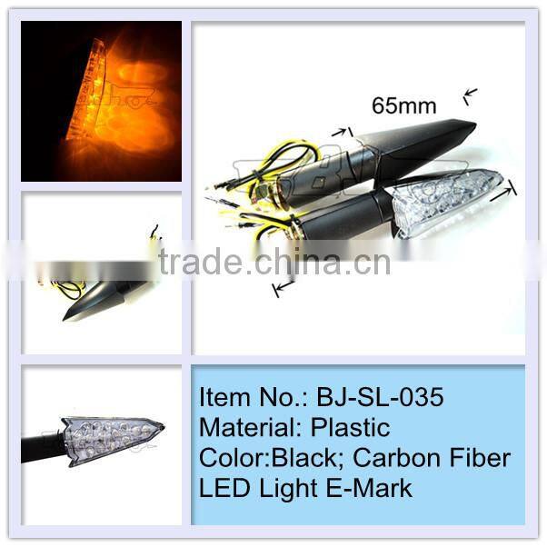 Universal emarked abs housing 12V motorcycle led turn signal