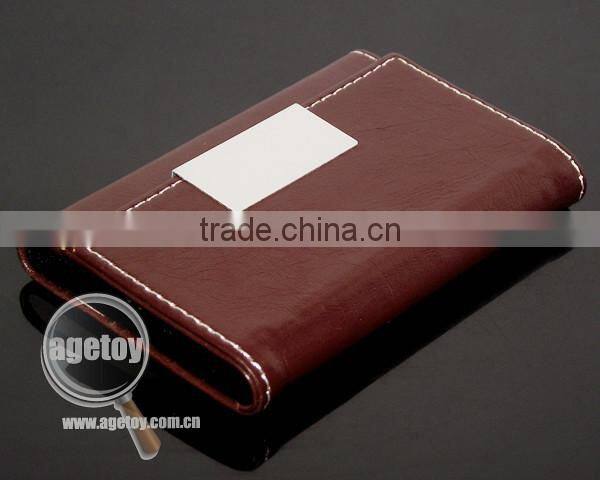 Fake Leather Business Card Holder