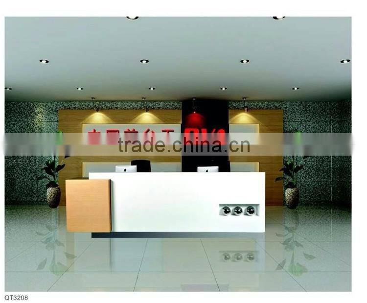 Long and big modern salon reception desk