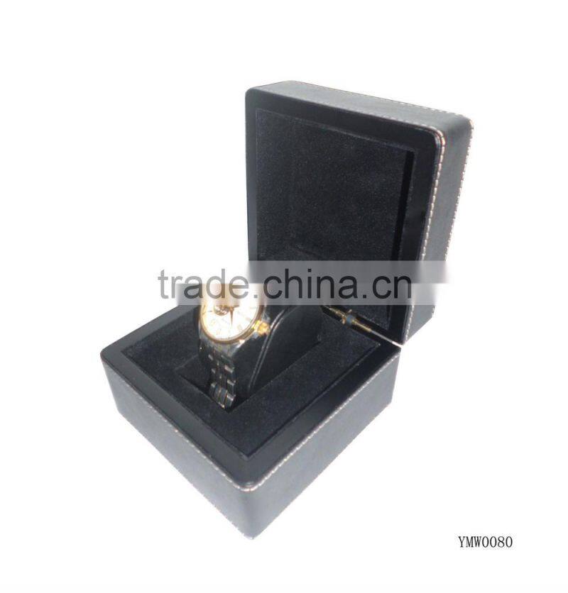 Fine Sewing PU Leather Wrist Watch Box