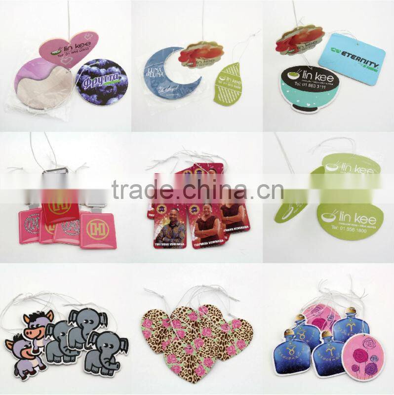 Made in China custom wholesale air freshener paper/best air freshener for home