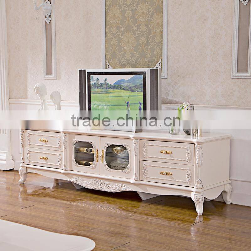 Luxury Classical French Italian European Antique Style Carved Rubber Solid Wood Frame Artistic Red Brown Leather Sofa Set