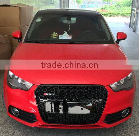 12-14 A1 RS1 Front Grill for AUDI A1 Grille,Black Mesh Car Grill