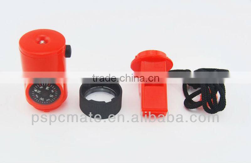 new promotional whistles with led light and compass