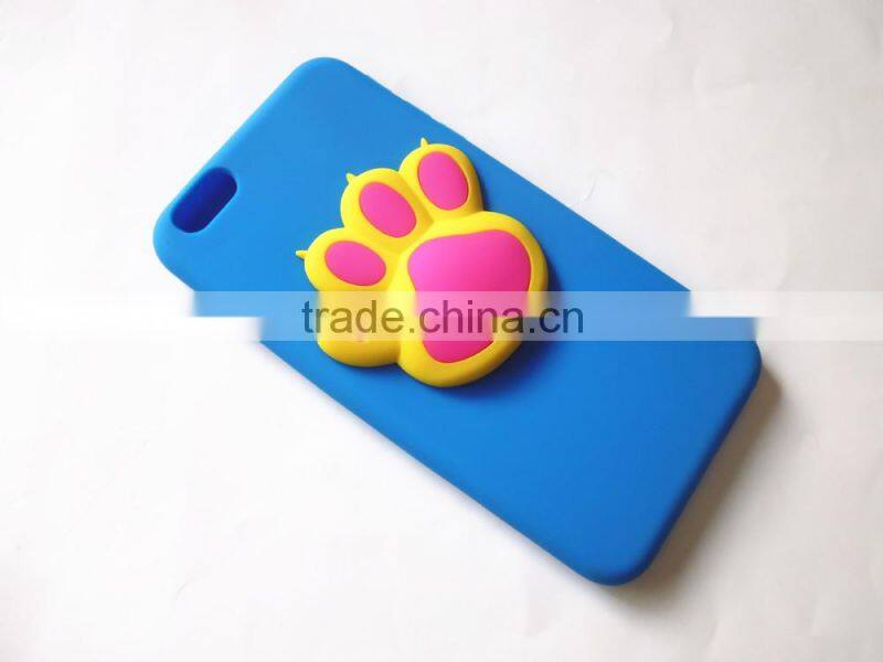 new design silicone 5.5inch mobilephone case with print