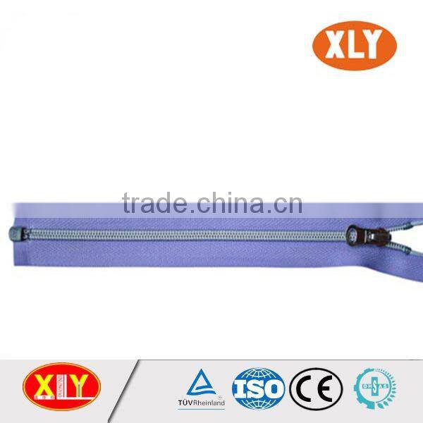 xly professional manufactuing of colorful printed zipper , nylon zipper