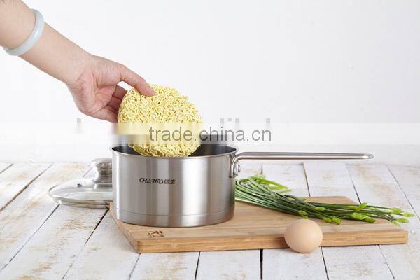 Elegant capsuled bottom technology milk pot