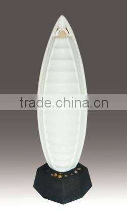hotel decorative led resin vase fountain