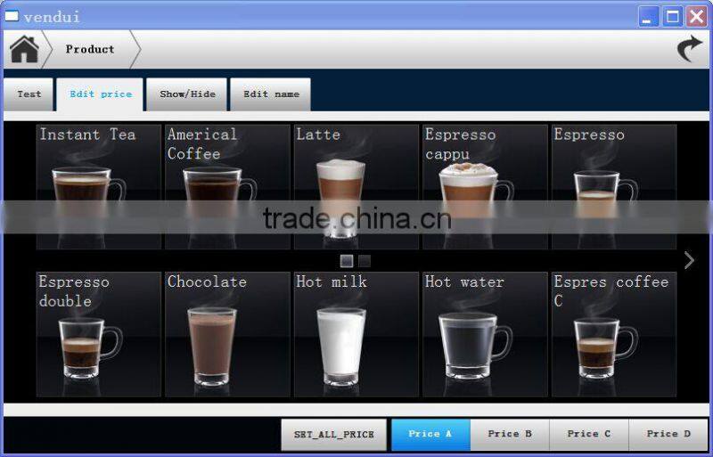 ESFB7CP automatic espresso coffee tea vending machine
