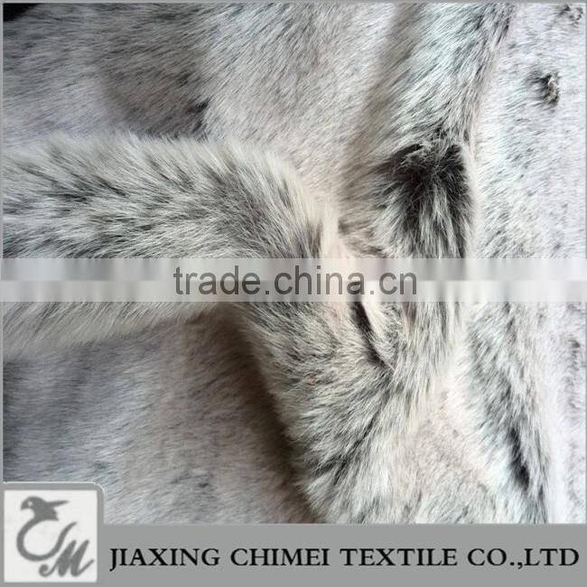 tip dyed light purple for high quality coat faux fur