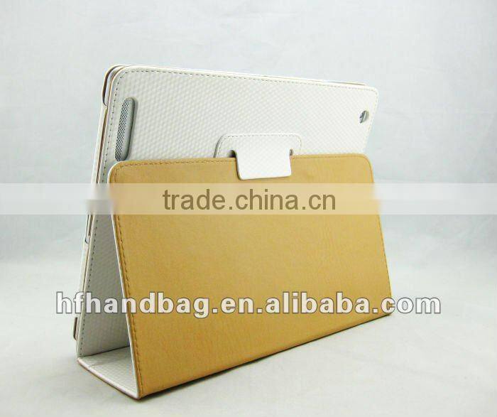 White porcelain Flat computer&To get on the Internet package leather bag