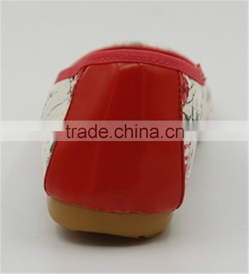 ladies comfortable flat shoe with TPR outsole