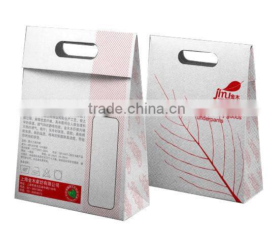 Unique Modelling Handle Box with colorized printing and Oblong Hole