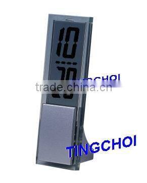promotional mini lcd clock, giveaway mini digital clock