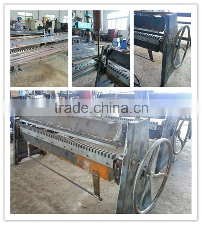 Aluminum sheet manual folder factory sheet manual
