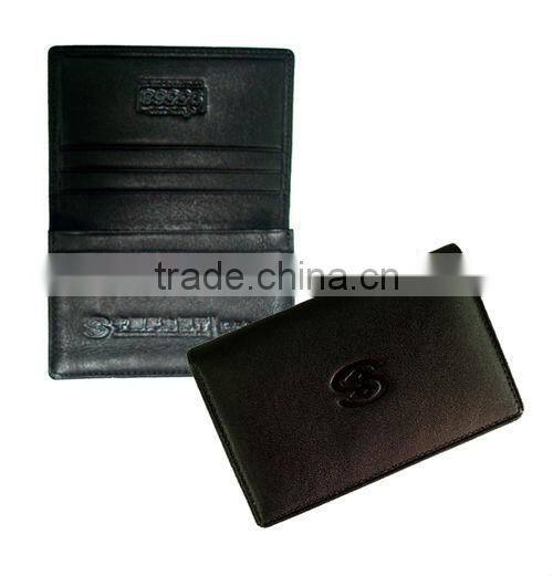 Business Expandable PU leather name card wallets