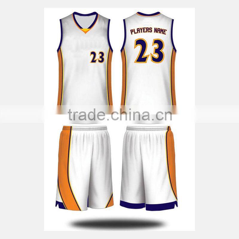 Latest best basketball jersey design , cheap custom reversible basketball uniforms design