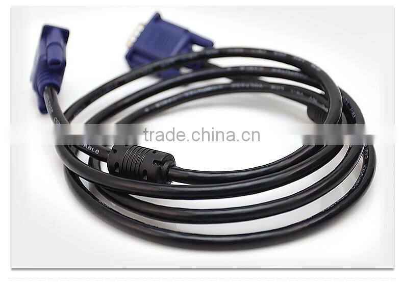 2 filters male to male VGA Cable