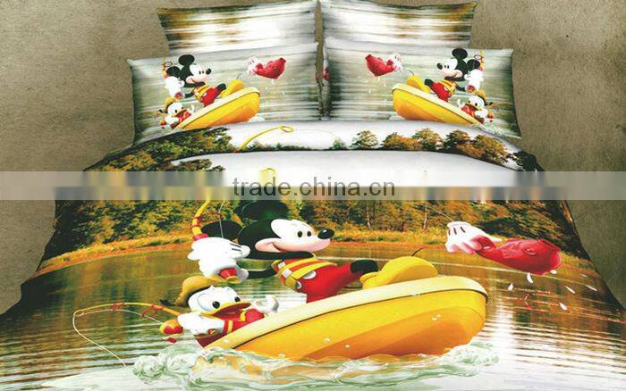 100% cotton 3D children bedding set