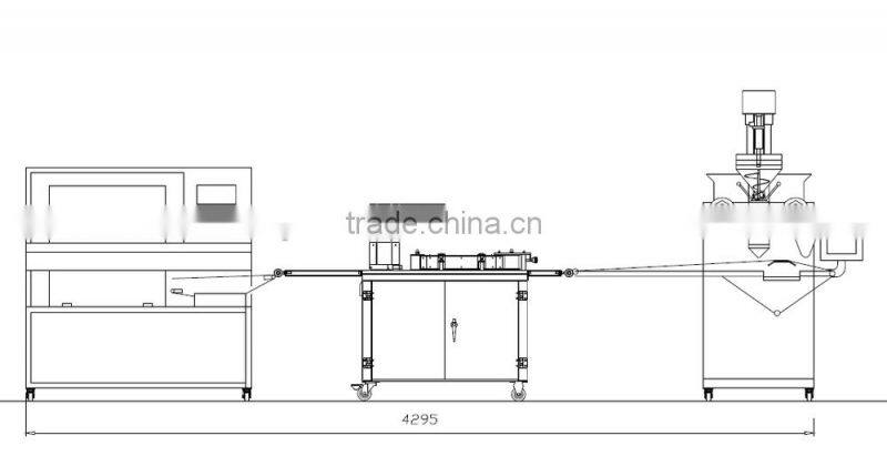 chocolate filled cookies machine