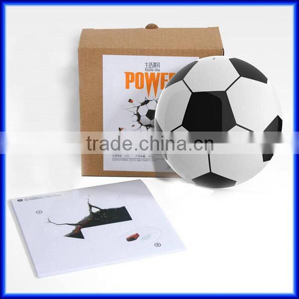 Hot Sell LED Optical sensor Light Wall Bedside World Cup Football Nightlight
