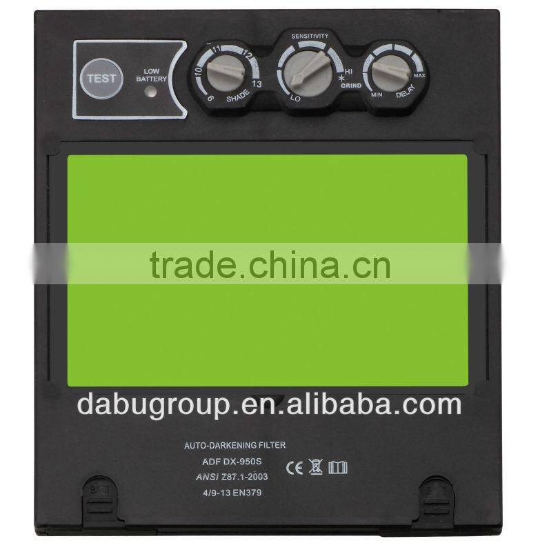 black skull large viewing area mutifunctional automatic darkening welding shield