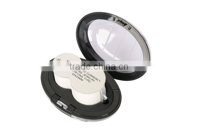 NO.9888 New Design 40x25 Jewelry Magnifier Loupe, Magnifying Glass for Diamond
