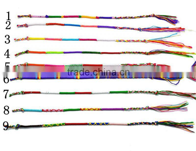 Hot selling Pormotion gift Handmade multi-colour Friendship Bracelet